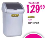 Addis 32Ltr Flip Top Bin