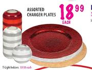 Assorted Charger Plates-each
