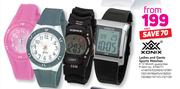 Xonix Ladies & Gents Sports Watches-Each