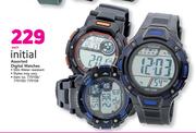 Initial Assorted Digital Watches-Each