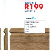 Chamber Value Skirting #S31-140 x 21mm