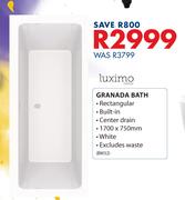 Luximo Granda Bath-1700 x 750mm