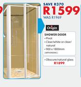 Origin Shower Door 