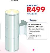 BrightStar Up And DOwn Facing Lantern L271 ALU
