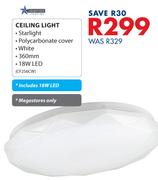 Bright Star Ceiling Light 18W CF256CW