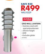 Eurolux Grid Wall Lantern 0143SS
