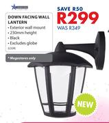 Bright Star Down Facing Wall Lantern L324