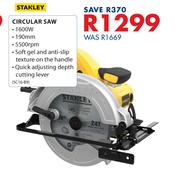 Stanley Circular Saw SC16-B9
