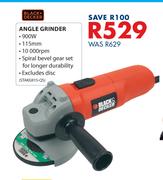 Black+Decker Angle Grinder STAKG915-QS 
