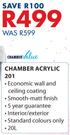 Chamber Value Chamber Acrylic 201-20Ltr