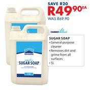 Chamber Value Sugar Soap-5Ltr Ea