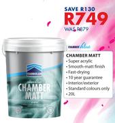 Chamber Value Chamber Matt-20Ltr