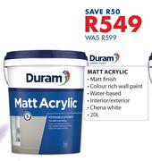 Duram Matt Acrylic-20Ltr