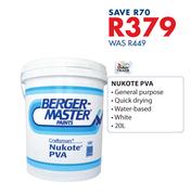 Berger Master Nukote PVA-20Ltr
