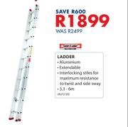 Castor & Ladder Ladder 3.3-6m ALF2/20