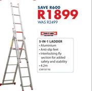 Castor & Ladder5 In 1 Ladder 4.2m CMF307-N