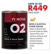 Nova 5Ltr Nova 2 Slasto & Stone Sealer