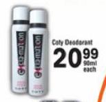 Coty Deodorant-90ml Each