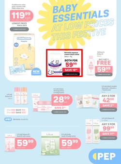 PEP : Essentials At Low Prices This Festive (01 December - 25 December 2025), page 1