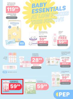 PEP : Essentials At Low Prices This Festive (01 December - 25 December 2025), page 1