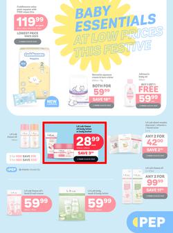 PEP : Essentials At Low Prices This Festive (01 December - 25 December 2025), page 1