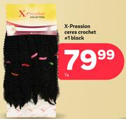 X-Pression Ceres Crochet #1 Black-1's