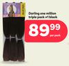 Darling One Million Triple Pack 1 Black