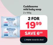 Cuddlesome Mild Baby Soap-For 2 x 100g