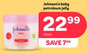 Johnson's Baby Petroleum Jelly-100ml