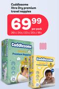 Cuddlesome Xtra Dry Premium Travel Nappies-26s/24s/22s/20s/18s