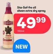 Sta-Sof-Fro Oil Sheen Extra Dry Spray-350ml