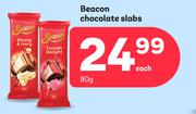 Beacon Chocolate Slabs-80g Each