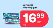 Airwaves Chewing Gum-14g Each