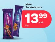 Lekker Chocolate Bars-50g