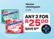 Mentos Chewing Gum-2 x 8's