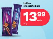 Lekker Chocolate Bars-50g