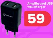Amplify Dual USB Wall Charger