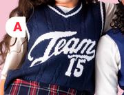Girls Sleeveless Knitwear 7-14 Years