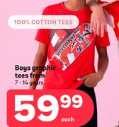 Boys Graphic Tees 7-14 Years