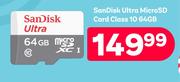 Sandisk Ultra Micro SD Card Class 10 64GB