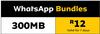 MTN Whatsapp Bundle 300MB (Valid For 7 Days)