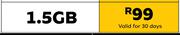 MTN Data Bundle 1.5GB (Valid For 30 Days)