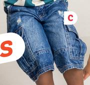 Boys Denim Jorts (2-7 Years)-Each