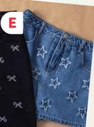 Girls Denim Skorts (7-14 Years)-Each