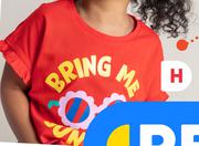 Girls Graphic Tees 2-7 Years-Each