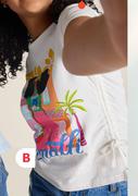 Girls Fashion Tees 7-14 Years-Each