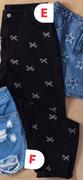 Girls Denim Skorts 7-14 Years-Each