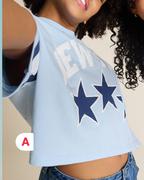 Girls Sporty Tees 7-14 Years-Each
