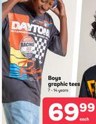 Boys Graphic Tees 7-14 Years-Each