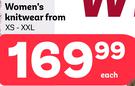 Women's Knitwear From (XS-XXL)-Each